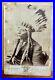 Native American Black Bull Cabinet Card Photo W Farmer Photography