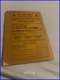 Negro Digest Sum & Substance of Best Articles & Stories on Negros, NY Dec 1940 Negro Digest Sum & Substance of Best Articles & Stories on Negros, NY Dec 1940
