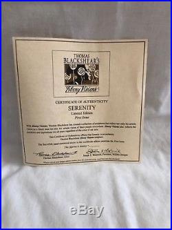 New Thomas Blackshears Ebony Visions Serenity Limited Edt 1st Issue Figurine