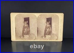 Numpayu (Nampeyo) Hopi Hano Pueblo 1800's W. H. Jackson & Co. Stereo View Photo