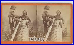 O. Pierre Havens Chimney Sweeps African American Stereoview