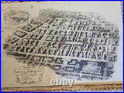 ORG 1935 BIRDS-EYE VIEW PHOTO Red Hook HOUSES NYCHA PROJECT Brooklyn NY 22 x32