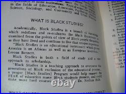 Ohio Black Studies Directory 1973/1974 Booker T. Tall, Arthur A Schomberg Sketch