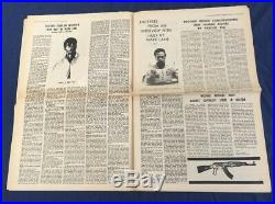 Orig Aug 1970 Black Panther Party Newspaper V5 #4 Huey Newton Bobby Seale Emory