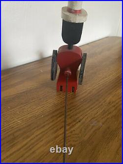 Orig Vintage Black Americana Carved Wood Dance Puppet Aka Lumberjack Jig Doll