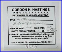 Original GORDON H HASTINGS California Yosemite Death Valley Gelatin PHOTOGRAPHS