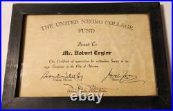 Original Hobart Taylor Sr & Jr Documents African Amer. Pioneers'affirm Action