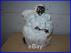 Original McCoy Mammy with Cauliflower Cookie Jar Black Memorabilia