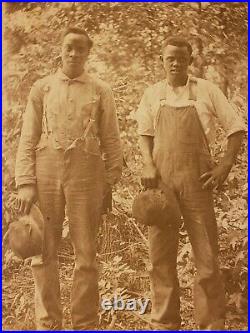 Original Rppc Photo Black / African American Men Sharecroppers Arkansas