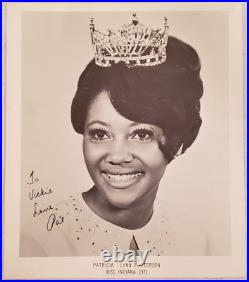 Pageant Signed Photo 1971 MISS INDIANA PATRICIA PATTERSON, African American/Black Pageant Signed Photo 1971 MISS INDIANA PATRICIA PATTERSON, African American/Black
