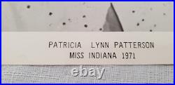 Pageant Signed Photo 1971 MISS INDIANA PATRICIA PATTERSON, African American/Black
