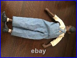 Pair Of Daddy Long Legs Dolls Junior & Phoebe Black Americana Karen Germany Euc