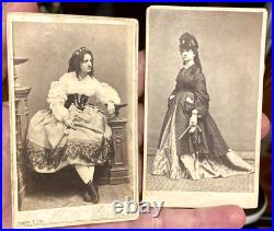 Pair of images of woman, possible actress, ID'd, one by Gurney