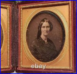 Pair of sixth plate McClees of Philadelphia daguerreotypes in nice repaired case