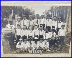 Patriotic African American Boys Group Photo Americana Costumes & Guns & Drums