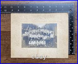 Patriotic African American Boys Group Photo Americana Costumes & Guns & Drums