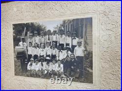 Patriotic African American Boys Group Photo Americana Costumes & Guns & Drums