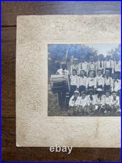 Patriotic African American Boys Group Photo Americana Costumes & Guns & Drums