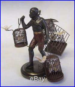 Petite Choses Blackamoor Nubian Bird Cage Man 5
