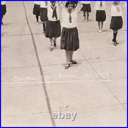 Philadelphia Ballerina Girls Photo 1920s Children Dance Class School Dancer A231