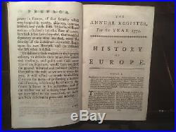 Phillis Wheatley's Poem Recollection In 1772'the Annual Register' 1st Edition