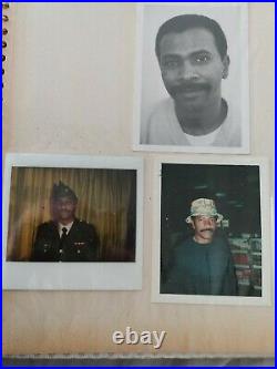 Photo Album Black Americana 22 Photos and 2 drawings air force family kids LOOK