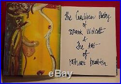 Poems of the Caribbean-Signed by Derek Walcott/Romare Bearden-LEC-1/2000-Litho