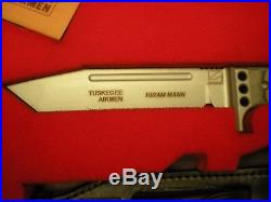Presentation Johanning's Knife To LT. COL. Hiram Mann Tuskegee Airman