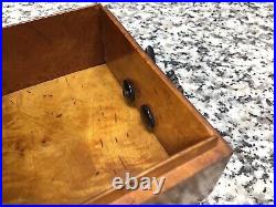 RARE 1920s Dunhill YZ Wood & Bakelite Black Man Pipe Smoking Tobacco Trinket Box