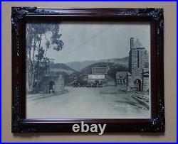 RARE 1923 Hollywoodland Entrance Original Large Gelatin-Silver Print Photo