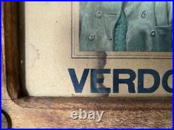 RARE African Am TOBACCO Ad Look At Dem Verdon Twisters Framed