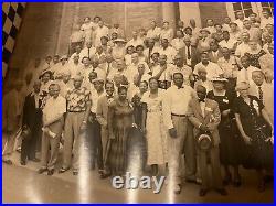 RARE African American INCREDIBLE HISTORICAL ANTIQUE PHOTO 30x9 Black Dentist