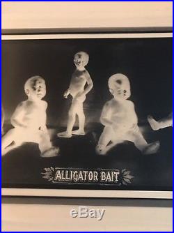 RARE Alligator Bait Negative 9-1/2 X 24 For The Alligator Bait Prints