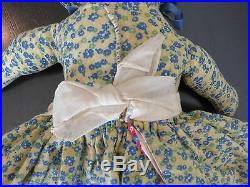 RARE Antique Early 1900s Topsy Turvy Cloth Doll Hand Sewn/Painted Black/White