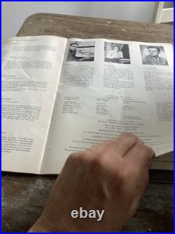 RARE BLACK AMERICANA Harold Arlen, Johnny Mercer's FREE AND EASY Program Vintage