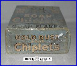 RARE Blue Box Gold Dust Twins Soap Chiplets, Black Americana Advertising