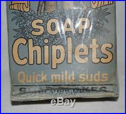 RARE Blue Box Gold Dust Twins Soap Chiplets, Black Americana Advertising