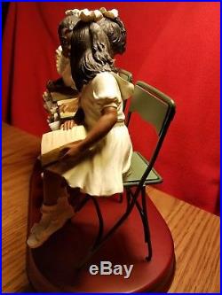 (RARE) FIRST SUNDAY By GILBERT YOUNG Sculpture Figurine African American Girls