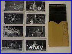 RARE Fulmer Estate B&W PRESS PHOTO PACK 1950s MILLS Bros CIRCUS Elephants COA