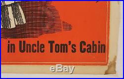RARE Important Uncle Toms Cabin, Topsy Black Americana Lithograph Theater Poster