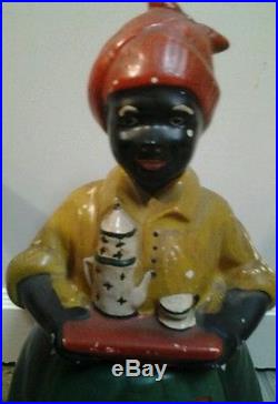 RARE LUZIANNE BLACK MAMMY COOKIE JAR MARKED USA