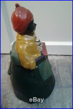 RARE LUZIANNE BLACK MAMMY COOKIE JAR MARKED USA