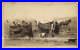 RARE Large Cabinet Photo Comanche Beef Ration Day at Fort Sill Indian Territory