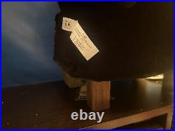 RARE Mary Engelbreit 15ish Velvet Black Green Leaf Doll Upholstered Chair EXC