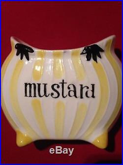 RARE NASCO/Black Americana Mustard Condiment jar. Exc Condition NR