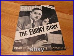 RARE NOVEMBER 1955 EBONY 10TH ANNIVERSARY MAGAZINE-Ralph Bunche EBONY STORY