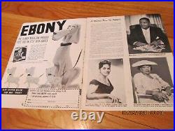 RARE NOVEMBER 1955 EBONY 10TH ANNIVERSARY MAGAZINE-Ralph Bunche EBONY STORY