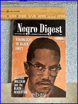 RARE Negro Digest Magazine MALCOLM X November 1968