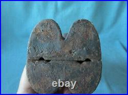 RARE OLD Vintage Cast Iron Bank Black African Man Americana Top Hat original OLD