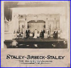 RARE Orig Photo Staley Birbeck Musical Blacksmiths- Theater 1915 Window Sign